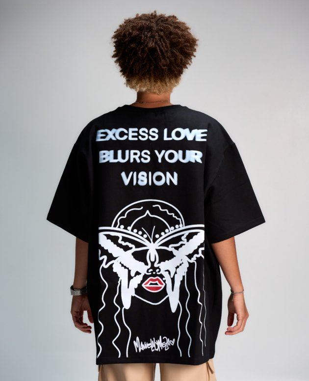 Bold graphic T-shirt featuring inspirational message and artistic illustration for empowering fashion and self-expression. Stylish design from Shacra by Shacrabyisacar.